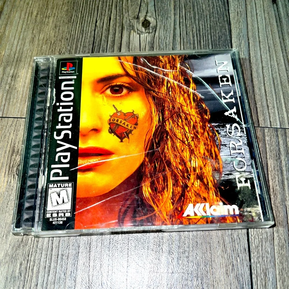 Forsaken (Sony PlayStation 1 PS One, 1998) Complete PS1 Game manual